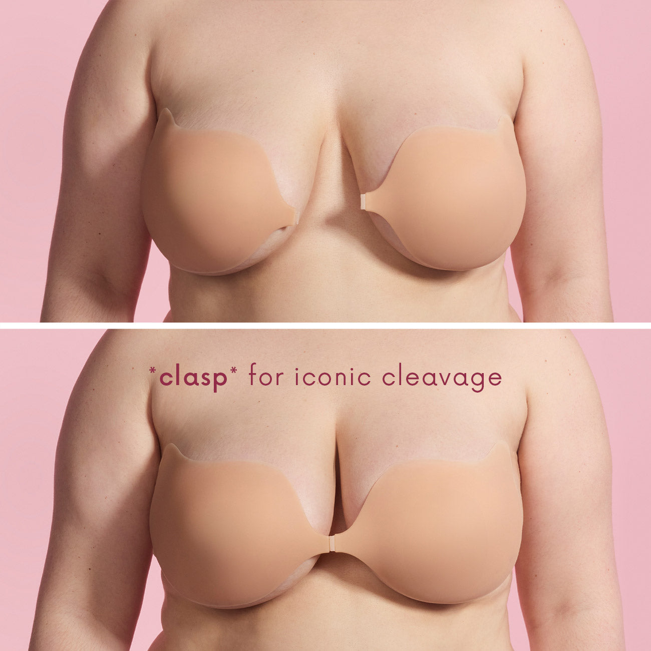 Elvira Cleavage Bra - natural lift with no bands